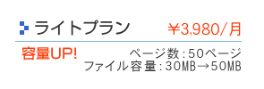 ライトプラン3980円